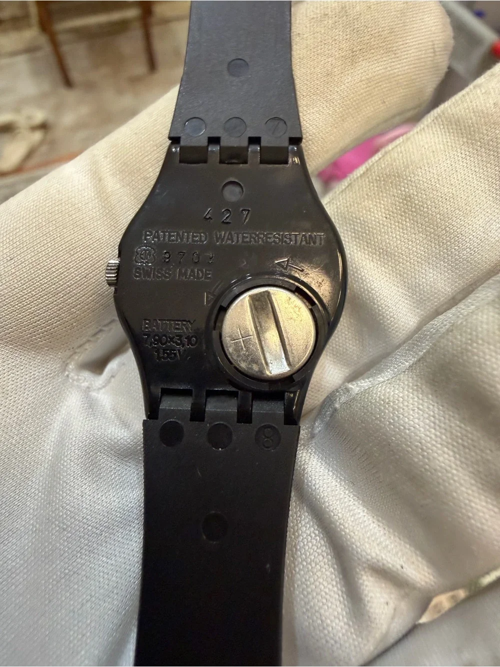 Vintage 1994 Swatch Impair LB135 Ladies Watch Black White Dial Full Set Case Man
